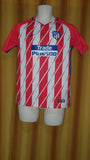 2017-18 Atletico Madrid Home Shirt Size XL Boys (13-15 Years) - Griezmann #7
