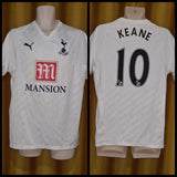 2007-08 Tottenham Hotspur Home Shirt Size Medium - Keane #10