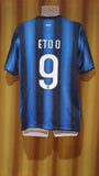 2010-11 Internazionale Home Shirt Size Medium - Eto'o #9