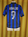 1998-99 Internazionale Home Shirt Size Small - Ronaldo #9