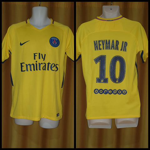 2017-18 Paris Saint Germain Away Shirt Size Medium - Neymar Jr #10