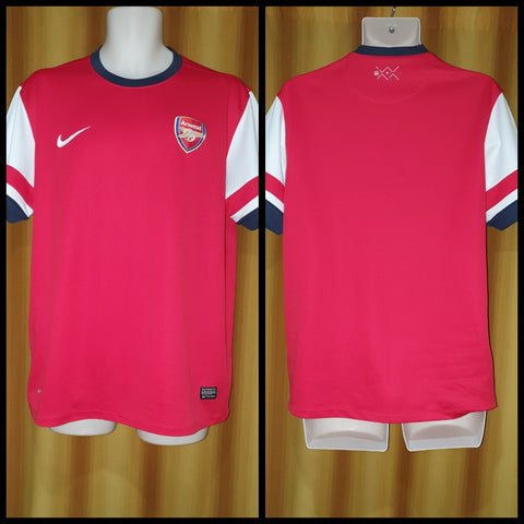 2012-14 Arsenal Home Shirt Size Large