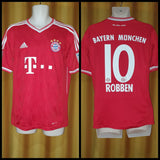 2013-14 Bayern Munich Home Shirt Size Medium - Robben #10
