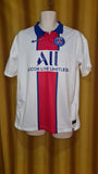 2020-21 Paris Saint Germain Away Shirt Size Extra Large - Mbappe #7