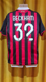 2009-10 AC Milan Home Shirt Size Extra Large - Beckham #32