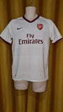 2007-08 Arsenal Home Shirt Size XL Boys - Adebayor #25