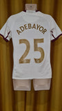 2007-08 Arsenal Home Shirt Size XL Boys - Adebayor #25