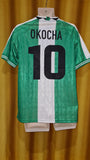 1996 Nigeria Olymmpic Games Home Shirt Size Medium - Okocha #10 (Remake)