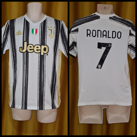 2020-21 Juventus Home Shirt Size 15-16 Yrs - Ronaldo #7