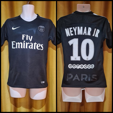 2017-18 Paris Saint Germain 3rd Shirt Size Small - Neymar Jr #10