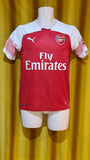 2018-19 Arsenal Home Shirt Size Extra Small (XS) - Aubameyang #14