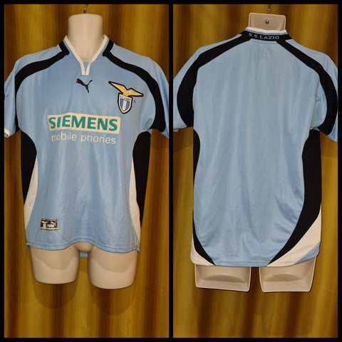 2000-01 SS Lazio Home Shirt Size 34/36