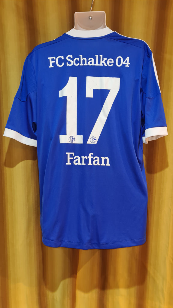 FC Schalke 04 Home camisa de futebol 2012 - 2013. Sponsored by Gazprom FC Schalke 04 Home camisa de futebol 2012 - 2013. Sponsored by Gazprom