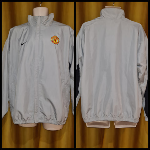 2003-04 Manchester United Track Jacket Size Large