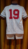 1990-92 England Home Shirt Size Extra Small - #19 (Remake)