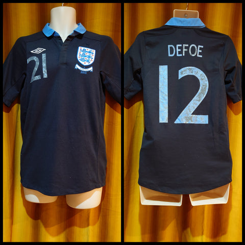 2011-12 England Away Shirt Size 36  - Defoe #12