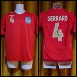 2006-07 England Away Shirt Size Small - Gerrard #4