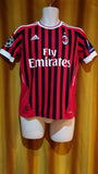 2011-12 AC Milan Home Shirt Size 13-14 Years - Ibrahimovic #11