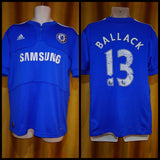 2009-10 Chelsea Home Shirt Size Large - Ballack #13