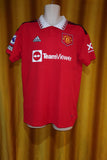 2022-23 Manchester United Home Shirt Size Medium - Martinez #6