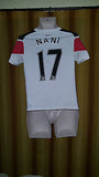 2010-11 Manchester United Away Shirt Size Large Boys - Nani #17 - Forever Football Shirts