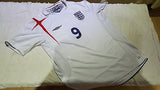 2005-06 England Home Shirt Size Medium - Rooney #9 - Forever Football Shirts