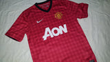 2012-13 Manchester United Home Shirt Size Small - Scholes #22 - Forever Football Shirts