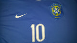 2006-07 Brazil Away Shirt Size Large - Ronaldinho #10 - Forever Football Shirts