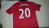 2013-14 Manchester United Home Shirt Size Medium - V. Persie #20 - Forever Football Shirts
