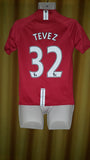2007-09 Manchester United Home Shirt Size XL Boys - Tevez #32 - Forever Football Shirts