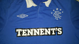 2010-11 Rangers Home Shirt Size Small - Forever Football Shirts