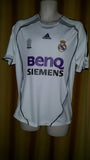 2006-07 Real Madrid Home Shirt Size Medium - Cannavaro #5 - Forever Football Shirts