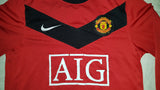 2009-10 Manchester United Home Shirt Size Small (Long Sleeve) - Forever Football Shirts