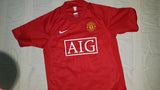 2007-09 Manchester United Home Shirt Size Small - Rooney #10 - Forever Football Shirts