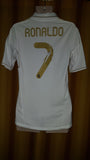 2011-12 Real Madrid Home Shirt Size Medium - Ronaldo #7 - Forever Football Shirts