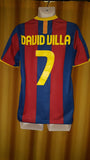 2010-11 Barcelona Home Shirt Size Medium - David Villa #7 - Forever Football Shirts