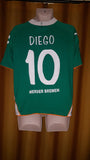 2007-08 Werder Bremen Home Shirt Size Medium - Diego #10 - Forever Football Shirts