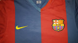 2006-07 Barcelona Home Shirt Size Medium - Messi #19 - Forever Football Shirts