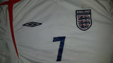 2005-06 England Home Shirt Size Large - Beckham #7 - Forever Football Shirts