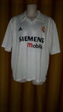 2002-03 Real Madrid Centenary Home Shirt Size XL - Zidane #5 - Forever Football Shirts