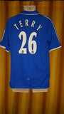 2001-03 Chelsea Home Shirt Size Medium - Terry #26 - Forever Football Shirts