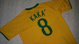 2007-09 Brazil Home Shirt Size XL - Kaka #8 - Forever Football Shirts