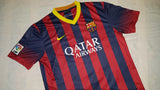 2013-14 Barcelona Home Shirt Size Large - Messi #10 - Forever Football Shirts