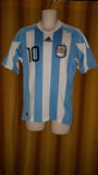 2009-11 Argentina Home Shirt Size Small - Messi #10 - Forever Football Shirts