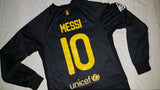 2011-12 Barcelona Away Shirt Size Small (Long Sleeve) - Messi #10 - Forever Football Shirts