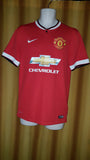 2014-15 Manchester United Home Shirt Size Small - Di Maria #7 - Forever Football Shirts