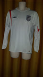 2005-06 England Home Shirt Size Medium (Long Sleeve) - Forever Football Shirts