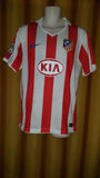 2010-11 Atletico Madrid Home Shirt Size Medium - Forever Football Shirts