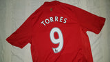 2008-10 Liverpool Home Shirt Size Medium - Torres #9 - Forever Football Shirts