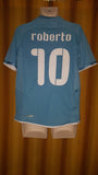 2009 Italy Home Shirt (Confederations Cup) Size Medium - Roberto #10 - Forever Football Shirts